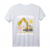 Kinder 4. Geburtstag Bagger Bauleiter T-Shirt – Lustiges Geburtstagsgeschenk für kleine Bauleiter, Mädchen und Jungen, inklusive Partydeko
