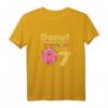 Süßes Donut T-Shirt für 7-jährige Mädchen – Perfektes Geburtstagsparty-Outfit & Geschenkidee