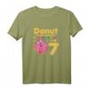 Süßes Donut T-Shirt für 7-jährige Mädchen – Perfektes Geburtstagsparty-Outfit & Geschenkidee
