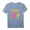 Süßes Donut T-Shirt für 7-jährige Mädchen – Perfektes Geburtstagsparty-Outfit & Geschenkidee