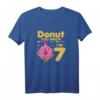 Süßes Donut T-Shirt für 7-jährige Mädchen – Perfektes Geburtstagsparty-Outfit & Geschenkidee