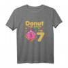 Süßes Donut T-Shirt für 7-jährige Mädchen – Perfektes Geburtstagsparty-Outfit & Geschenkidee