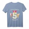 Kinder Mädchen Magische Feen Geburtstag T-Shirt mit großer Zahl 5 - Perfekt für 5. Geburtstag, Prinzessinnen & Fabelwesen Fans