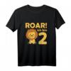 Kinder 2. Geburtstag Löwe T-Shirt – Süßes Afrika Tier Motiv für Jungen zum Geburtstag & als Geschenk