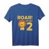 Kinder 2. Geburtstag Löwe T-Shirt – Süßes Afrika Tier Motiv für Jungen zum Geburtstag & als Geschenk