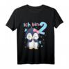 Kinder 2 Jahre alt Ich bin 2 Pinguine T-Shirt - Süßes Geburtstagsoutfit für Jungen und Mädchen zum 2. Geburtstag