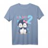Kinder 2 Jahre alt Ich bin 2 Pinguine T-Shirt - Süßes Geburtstagsoutfit für Jungen und Mädchen zum 2. Geburtstag