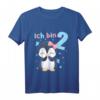 Kinder 2 Jahre alt Ich bin 2 Pinguine T-Shirt - Süßes Geburtstagsoutfit für Jungen und Mädchen zum 2. Geburtstag