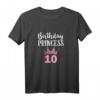 Geburtstag Prinzessin T-Shirt für 10 Jahre alte Mädchen - Perfekt für den Kindergeburtstag & als Geschenk