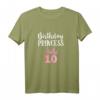 Geburtstag Prinzessin T-Shirt für 10 Jahre alte Mädchen - Perfekt für den Kindergeburtstag & als Geschenk