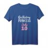 Geburtstag Prinzessin T-Shirt für 10 Jahre alte Mädchen - Perfekt für den Kindergeburtstag & als Geschenk
