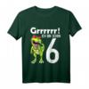Kinder T-Rex Dinosaurier Geburtstag T-Shirt für 6-Jährige Jungen – Lustiges Geschenk für Kindergeburtstage und Dinosaurier-Fans