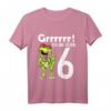 Kinder T-Rex Dinosaurier Geburtstag T-Shirt für 6-Jährige Jungen – Lustiges Geschenk für Kindergeburtstage und Dinosaurier-Fans