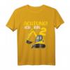 Kinder 2 Jahre alter Bagger Geburtstag T-Shirt – Lustiges Geschenk für Zweijährige, Jungen & Mädchen für Feier & Kindergarten