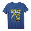Kinder 2 Jahre alter Bagger Geburtstag T-Shirt – Lustiges Geschenk für Zweijährige, Jungen & Mädchen für Feier & Kindergarten