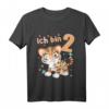 Kinder 2 Jahre alt Ich bin 2 Tiger Geburtstag T-Shirt – Niedliches Geschenk & Outfit für 2. Geburtstag Junge & Mädchen