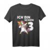 Kinder Ich bin schon drei Einhorn Dab T-Shirt - Lustiges Geburtstagsgeschenk für 3-Jährige Jungen & Mädchen