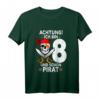 Kinder Achtung ich bin 8 Jahre alt Geburtstag Junge Pirat Party T-Shirt – Lustiges Geschenk für den 8. Geburtstag, Piratenliebhaber