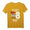 Kinder Achtung ich bin 8 Jahre alt Geburtstag Junge Pirat Party T-Shirt – Lustiges Geschenk für den 8. Geburtstag, Piratenliebhaber