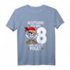 Kinder Achtung ich bin 8 Jahre alt Geburtstag Junge Pirat Party T-Shirt – Lustiges Geschenk für den 8. Geburtstag, Piratenliebhaber