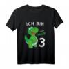 Kinder Geburtstagsshirt Ich bin 3 Jahre Alt Dino - Lustiges Dinosaurier Design für den 3. Geburtstag, Geschenkidee für Jungen & Mädchen