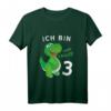 Kinder Geburtstagsshirt Ich bin 3 Jahre Alt Dino - Lustiges Dinosaurier Design für den 3. Geburtstag, Geschenkidee für Jungen & Mädchen