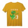Kinder Geburtstagsshirt Ich bin 3 Jahre Alt Dino - Lustiges Dinosaurier Design für den 3. Geburtstag, Geschenkidee für Jungen & Mädchen