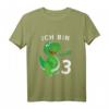 Kinder Geburtstagsshirt Ich bin 3 Jahre Alt Dino - Lustiges Dinosaurier Design für den 3. Geburtstag, Geschenkidee für Jungen & Mädchen
