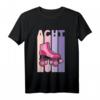 Süßes Rollschuh T-Shirt für Mädchen zum 8. Geburtstag - Retro Design für junge Skate-Fans und Rollschuhfahrer
