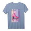 Süßes Rollschuh T-Shirt für Mädchen zum 8. Geburtstag - Retro Design für junge Skate-Fans und Rollschuhfahrer