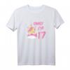17. Geburtstag Einhorn T-Shirt für Mädchen – Süßes und Cooles Geburtstagsgeschenk für 17-Jährige mit Sonnenbrille