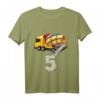Kinder Betonmischer T-Shirt für 5 Jahre alte Jungen – Perfektes Geburtstagsgeschenk für Baustellen- und Baumaschinenfans