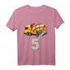 Kinder Betonmischer T-Shirt für 5 Jahre alte Jungen – Perfektes Geburtstagsgeschenk für Baustellen- und Baumaschinenfans