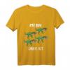 Kinder Ich bin 4 Dinos alt Jungen T-Shirt - Perfektes Geburtstagsgeschenk für Dino-Fans und 4-Jährige
