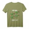 Kinder Ich bin 4 Dinos alt Jungen T-Shirt - Perfektes Geburtstagsgeschenk für Dino-Fans und 4-Jährige
