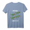 Kinder Ich bin 4 Dinos alt Jungen T-Shirt - Perfektes Geburtstagsgeschenk für Dino-Fans und 4-Jährige
