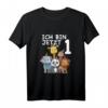 Süßes Kinder & Zoo T-Shirt zum 1. Geburtstag - Perfektes Geschenk für Neffen, Enkel und Kinder im Zoo-Thema
