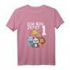 Süßes Kinder & Zoo T-Shirt zum 1. Geburtstag - Perfektes Geschenk für Neffen, Enkel und Kinder im Zoo-Thema