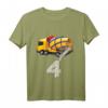 Kinder Betonmischer T-Shirt für 4 Jahre Jungen – Perfektes Geburtstagsgeschenk für Baustellenfans & kleine Baustellenliebhaber