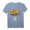 Kinder Betonmischer T-Shirt für 4 Jahre Jungen – Perfektes Geburtstagsgeschenk für Baustellenfans & kleine Baustellenliebhaber