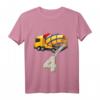 Kinder Betonmischer T-Shirt für 4 Jahre Jungen – Perfektes Geburtstagsgeschenk für Baustellenfans & kleine Baustellenliebhaber