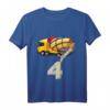 Kinder Betonmischer T-Shirt für 4 Jahre Jungen – Perfektes Geburtstagsgeschenk für Baustellenfans & kleine Baustellenliebhaber