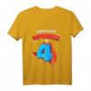 Kinder Superheld T-Shirt zum 4. Geburtstag - Perfekt für Jungen & Mädchen, Helden und Actionfiguren Fans