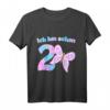 Kinder 2. Geburtstag Schmetterling T-Shirt für Mädchen – Süßes Geburtstagsgeschenk für kleine Prinzessinnen & Schmetterling-Fans