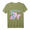 Kinder 2. Geburtstag Schmetterling T-Shirt für Mädchen – Süßes Geburtstagsgeschenk für kleine Prinzessinnen & Schmetterling-Fans