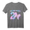 Kinder 2. Geburtstag Schmetterling T-Shirt für Mädchen – Süßes Geburtstagsgeschenk für kleine Prinzessinnen & Schmetterling-Fans
