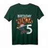 Kinder Ninja T-Shirt zum 5. Geburtstag - Cooles Geburtstagsgeschenk für Jungen und Ninja-Fans