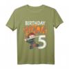 Kinder Ninja T-Shirt zum 5. Geburtstag - Cooles Geburtstagsgeschenk für Jungen und Ninja-Fans