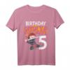 Kinder Ninja T-Shirt zum 5. Geburtstag - Cooles Geburtstagsgeschenk für Jungen und Ninja-Fans