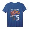 Kinder Ninja T-Shirt zum 5. Geburtstag - Cooles Geburtstagsgeschenk für Jungen und Ninja-Fans